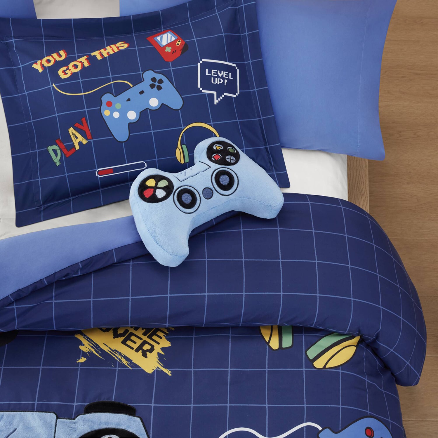 Intelligent Design Felix Gaming 6-pc. Easy Care Embroidered Comforter Set