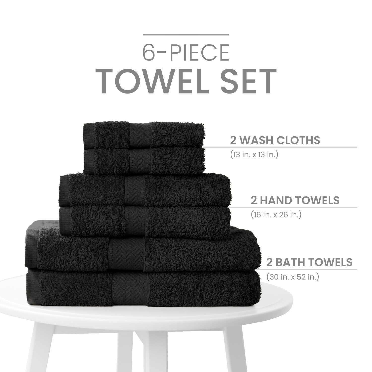Martex 6-pc. Bath Towel Set
