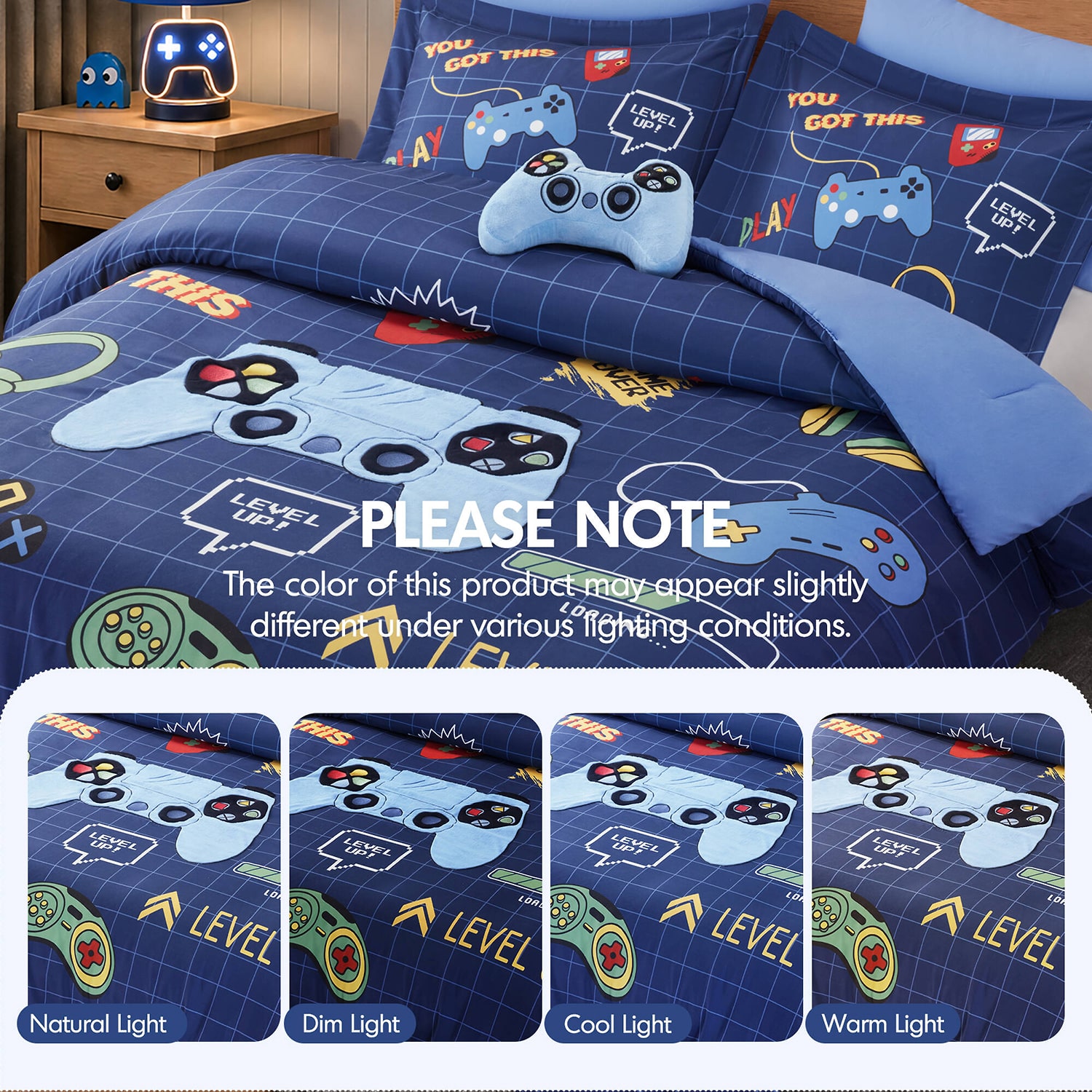 Intelligent Design Felix Gaming 6-pc. Easy Care Embroidered Comforter Set