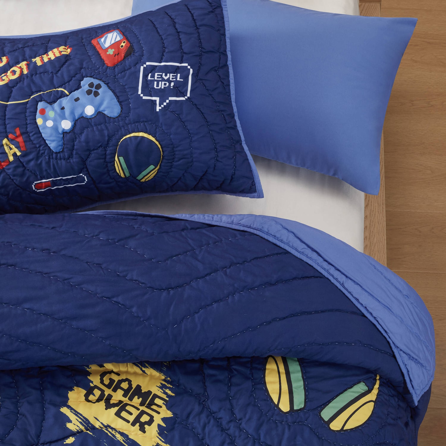 Intelligent Design Felix Gaming Quilt Set 5-pc. Easy Care Quilt Set