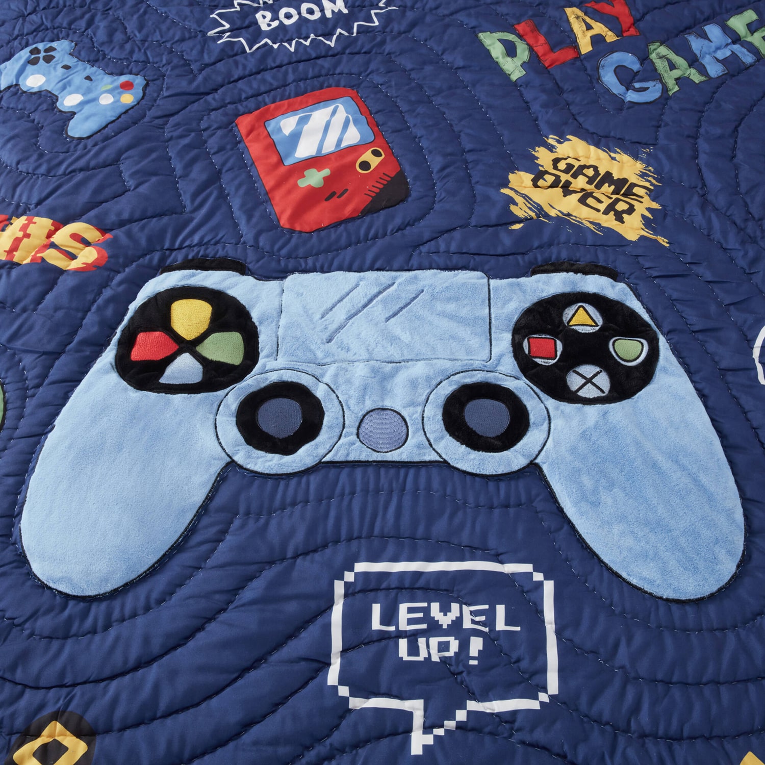 Intelligent Design Felix Gaming Quilt Set 5-pc. Easy Care Quilt Set