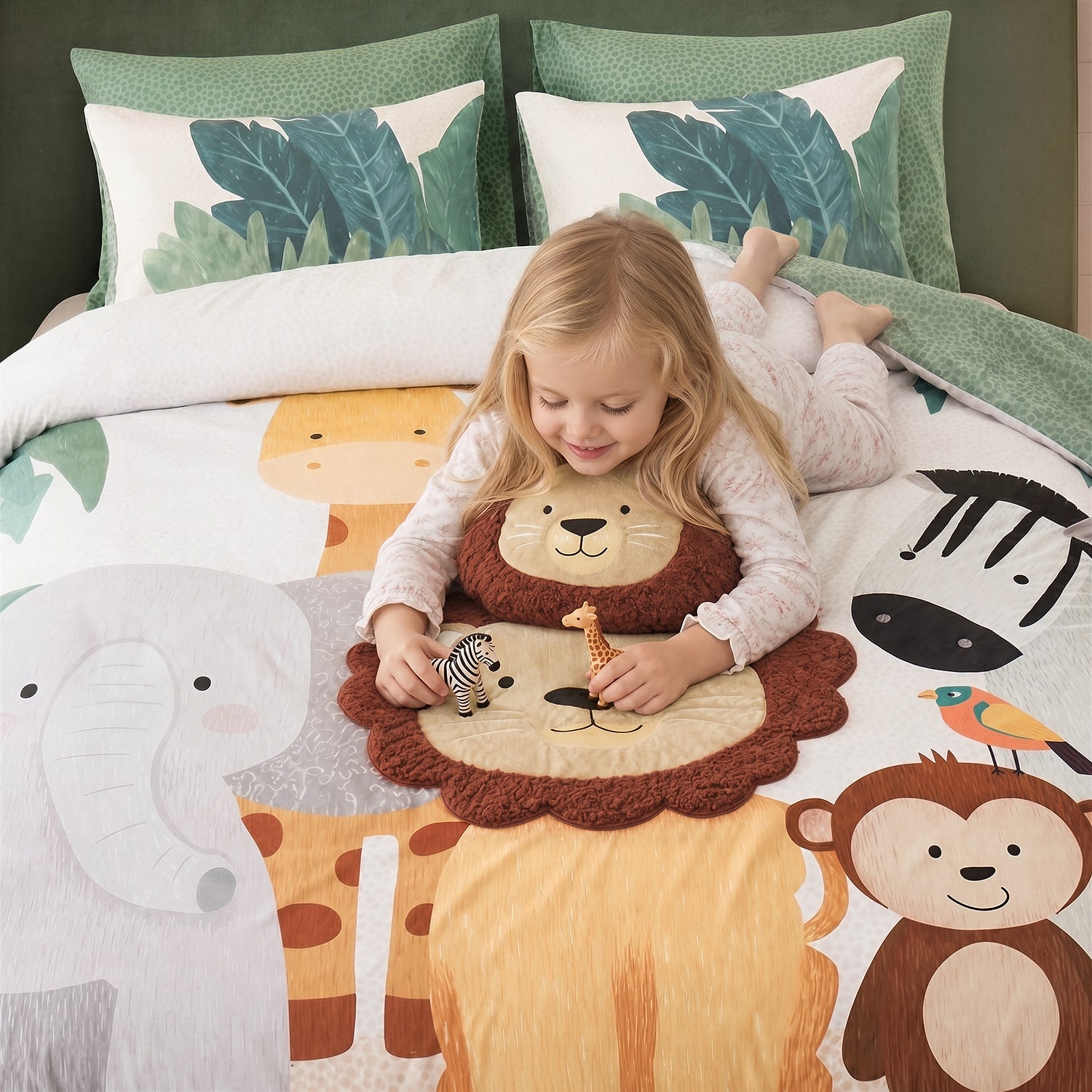 Intelligent Design Intelligent Design Moris Safari Comforter Set 6-pc. Easy Care Embroidered Comforter Set