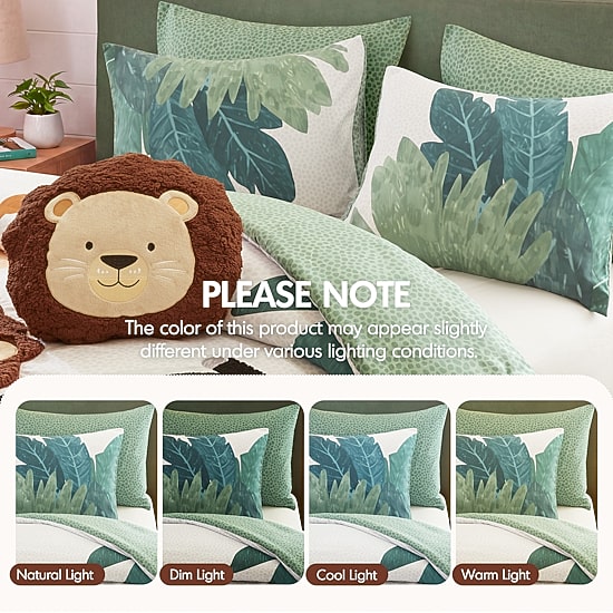 Intelligent Design Moris Safari Embroidered 6-pc. Comforter Set with Throw Pillow