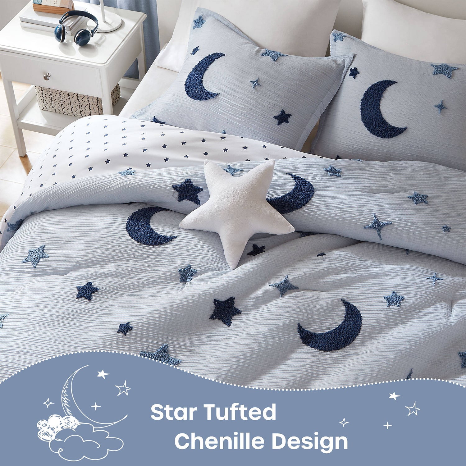 Intelligent Design Celeste Tufted Comforter Set 4-pc. Reversible Easy Care Comforter Set