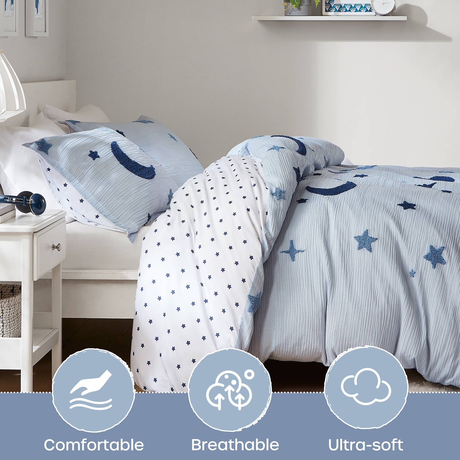 Intelligent Design Celeste Tufted Comforter Set 3-pc. Reversible Easy Care