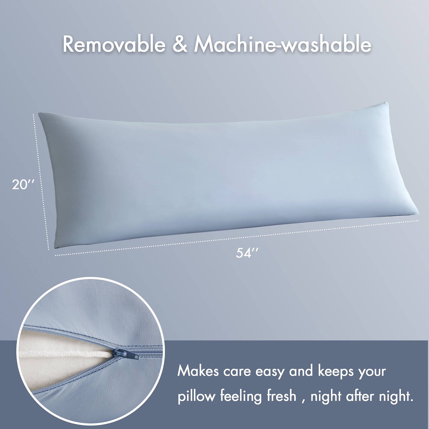 Madison Park Lumi Cooling Body Floor Pillow