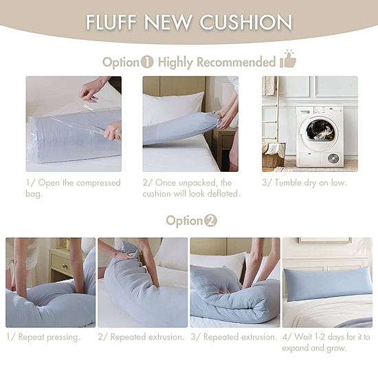 Madison Park Lumi Cooling Body Floor Pillow