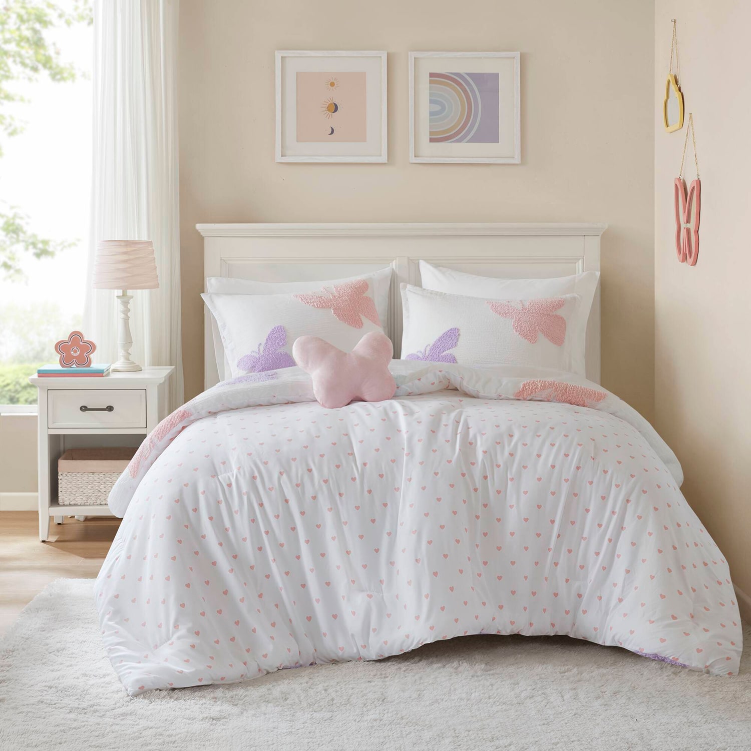 Intelligent Design Sunny Tufted Comforter Set 4-pc. Reversible Easy Care Comforter Set