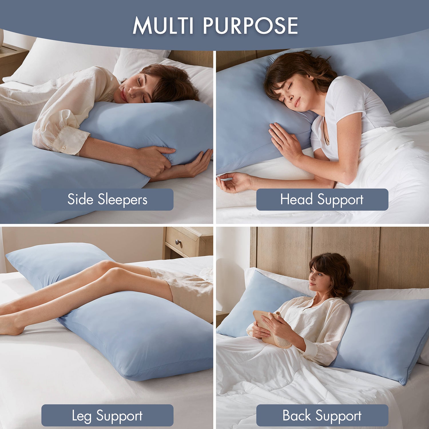 Madison Park Lumi Cooling Body Floor Pillow