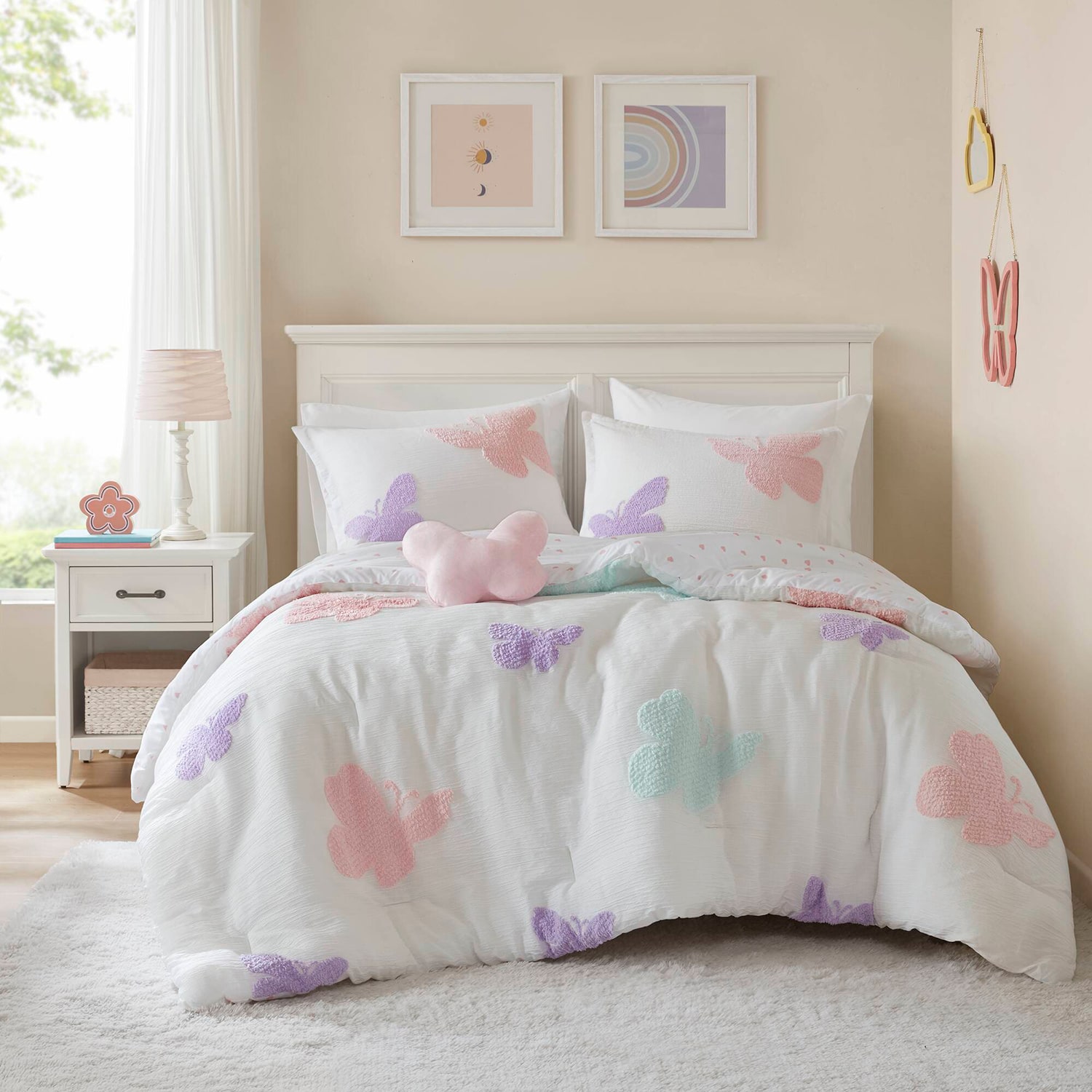 Intelligent Design Sunny Tufted Comforter Set 4-pc. Reversible Easy Care Comforter Set