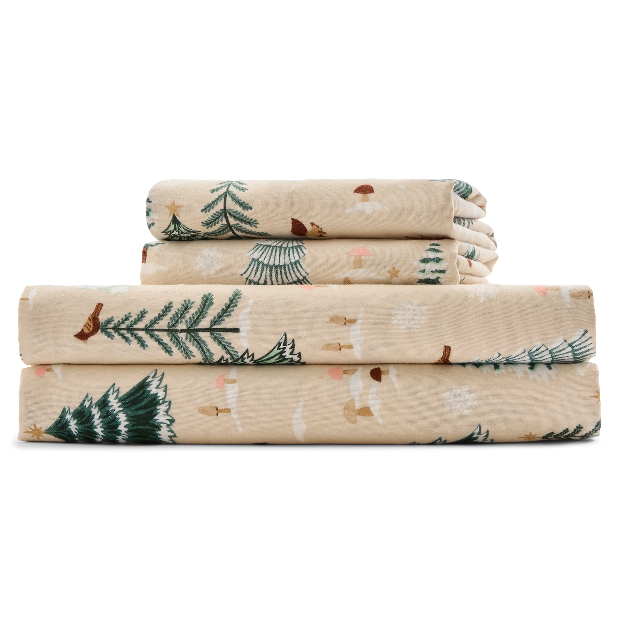 North Pole Trading Co. Flannel Sheet Set