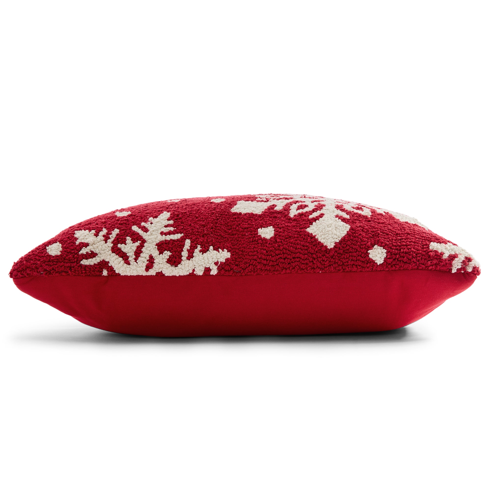 North Pole Trading Co. Snowflake Holiday Square Throw Pillow