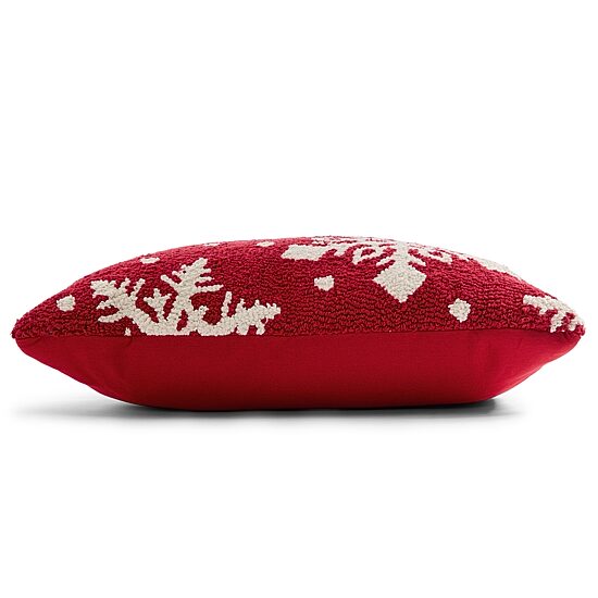 North Pole Trading Co. Snowflake Holiday Square Throw Pillow