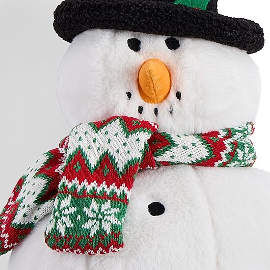 North Pole Trading Co. Snowman Holiday Figural Throw Pillow