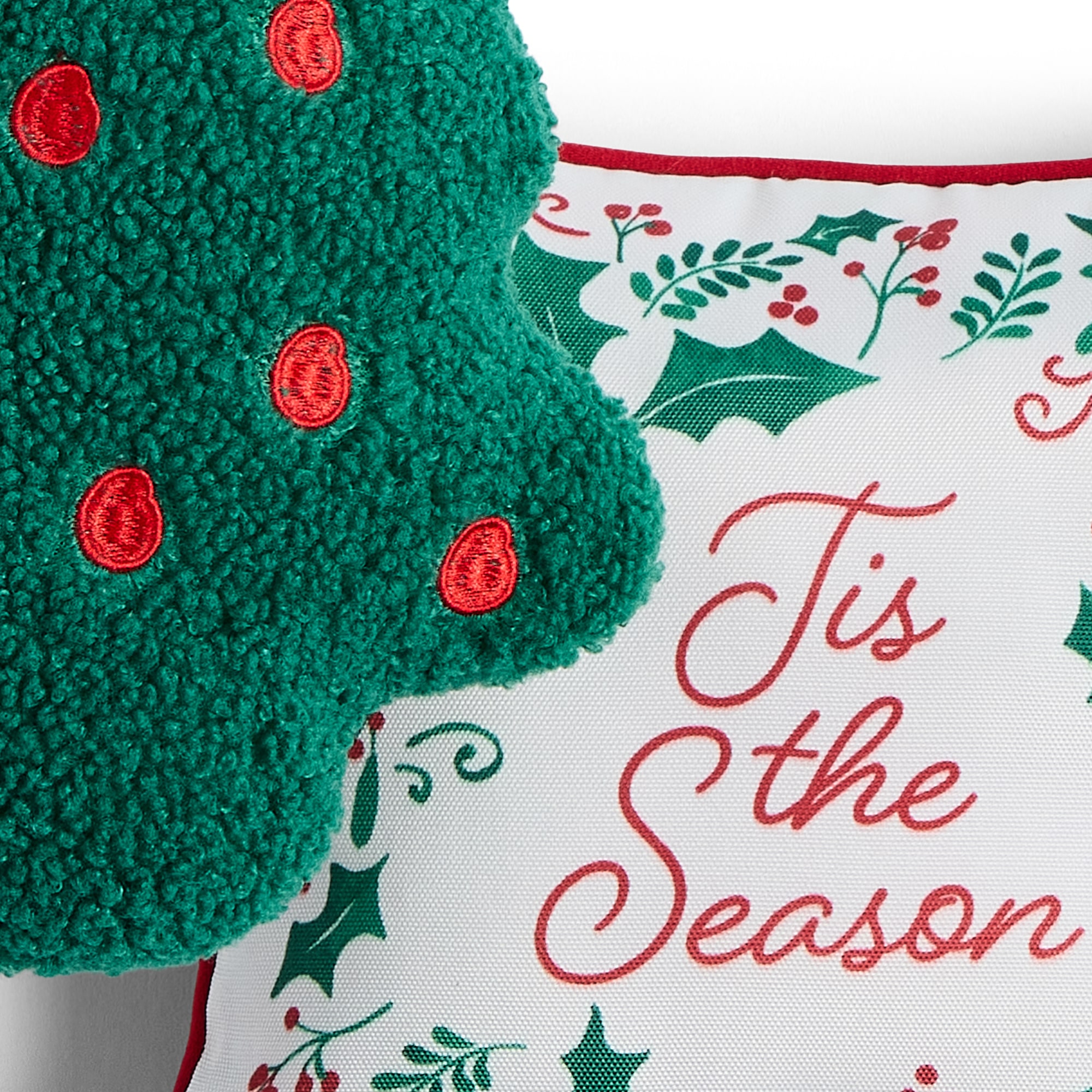 North Pole Trading Co. Holiday Mini 2pk Tree 2-pc. Square Throw Pillow
