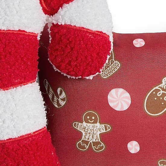 North Pole Trading Co. Holiday Mini 2pk Candy Cane 2-pc. Square Throw Pillow
