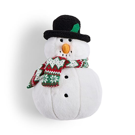North Pole Trading Co. Snowman Holiday Figural Throw Pillow