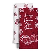 Layerings Pumpkin Spice Season 2-pc. Kitchen Towel Set