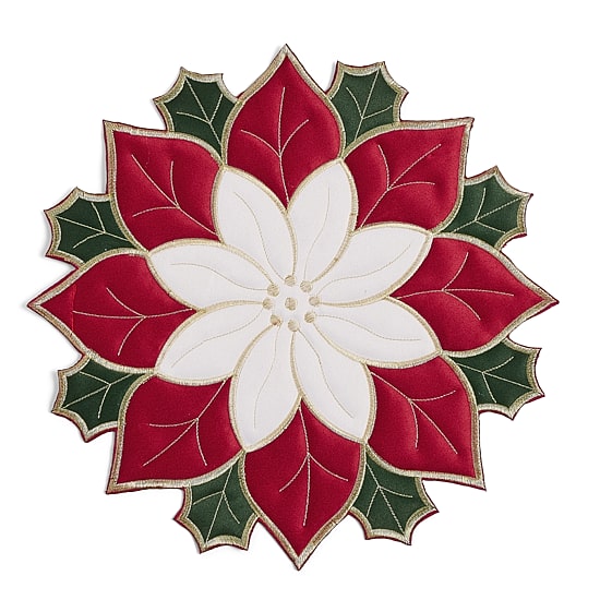 Homewear Holiday Poinsettia Placemat