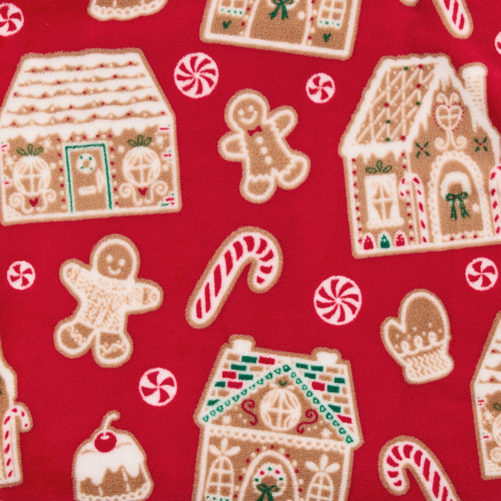North Pole Trading Co. Holiday Velvet Plush Throw