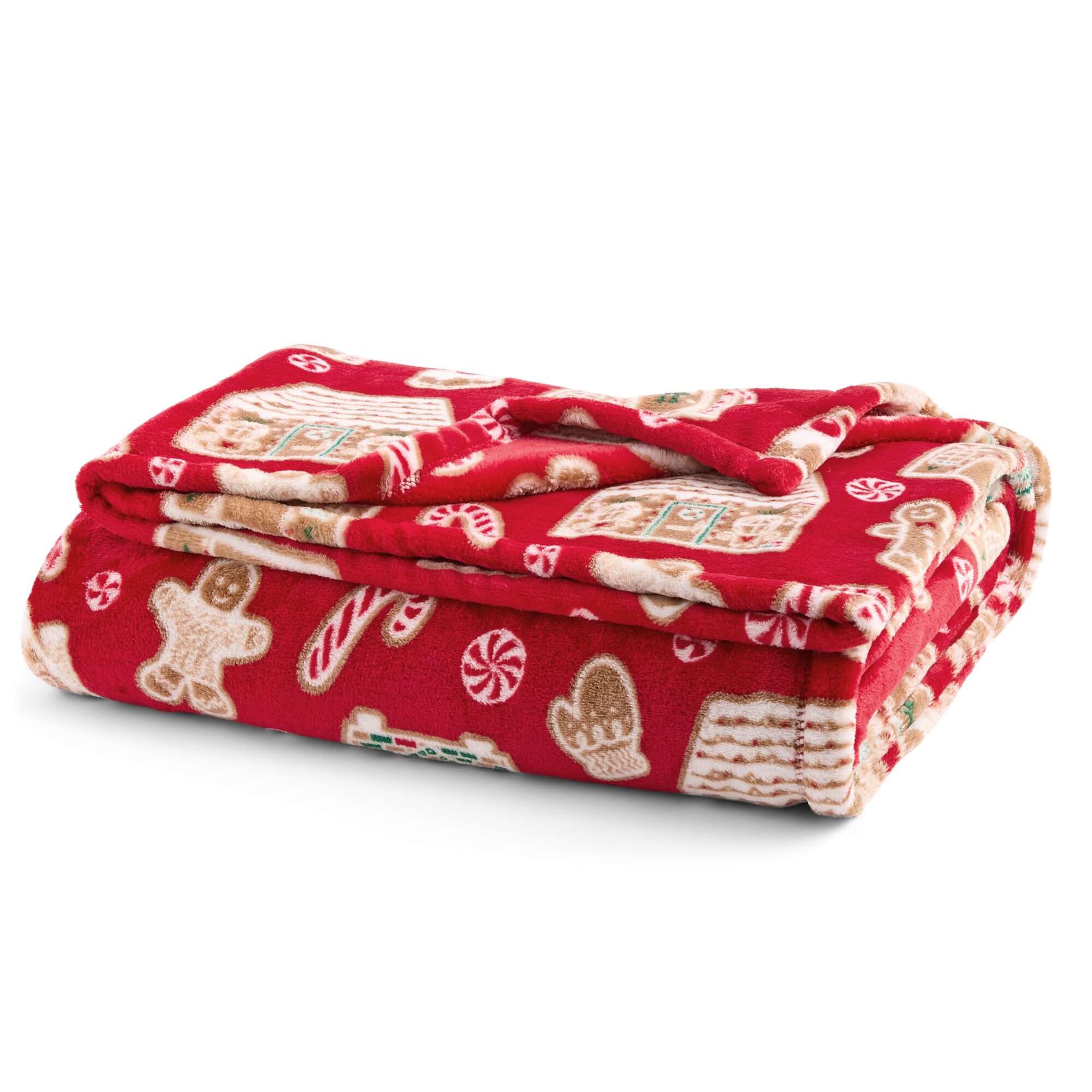 North Pole Trading Co. Holiday Velvet Plush Throw