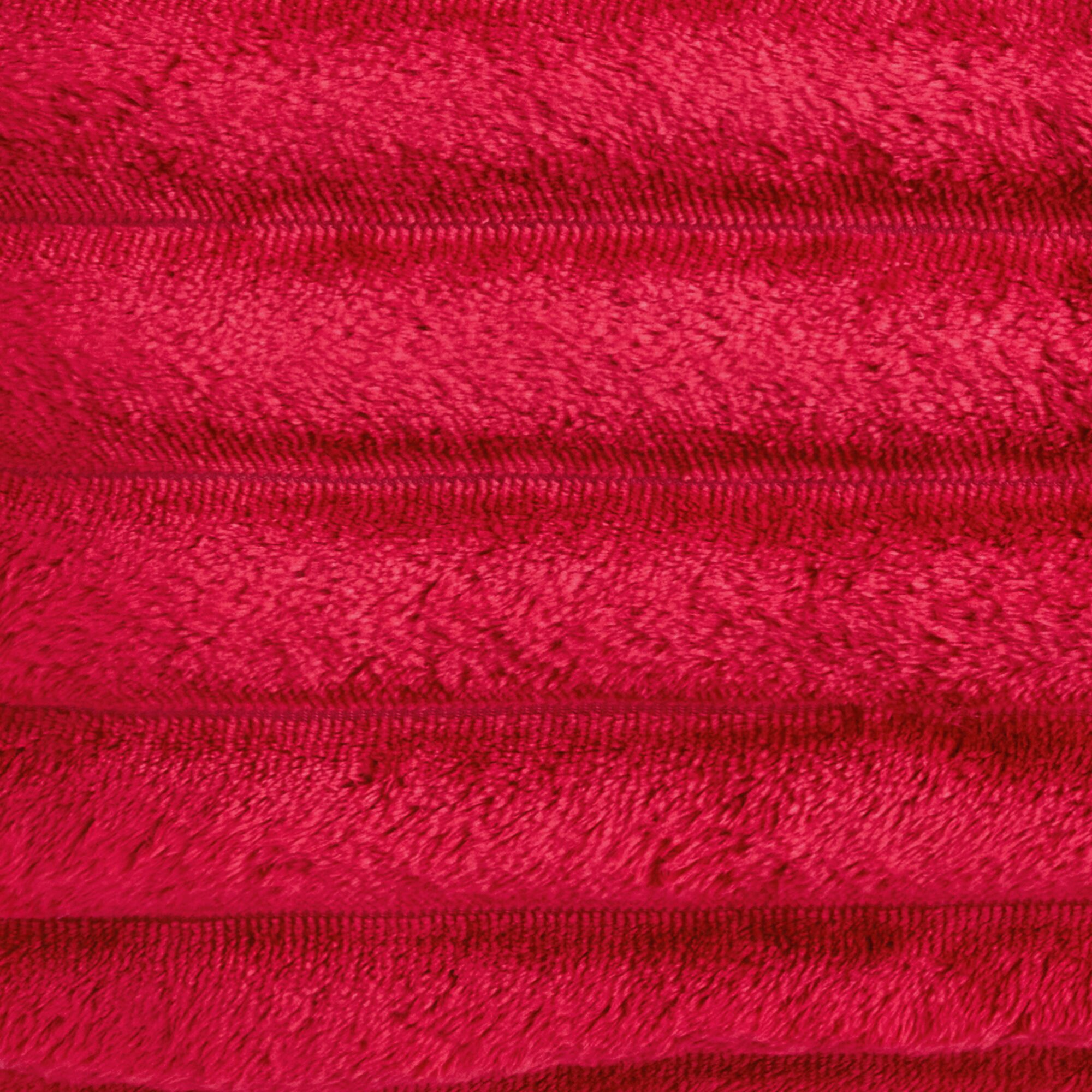 North Pole Trading Co. Ribbed Mink Sherpa Throw