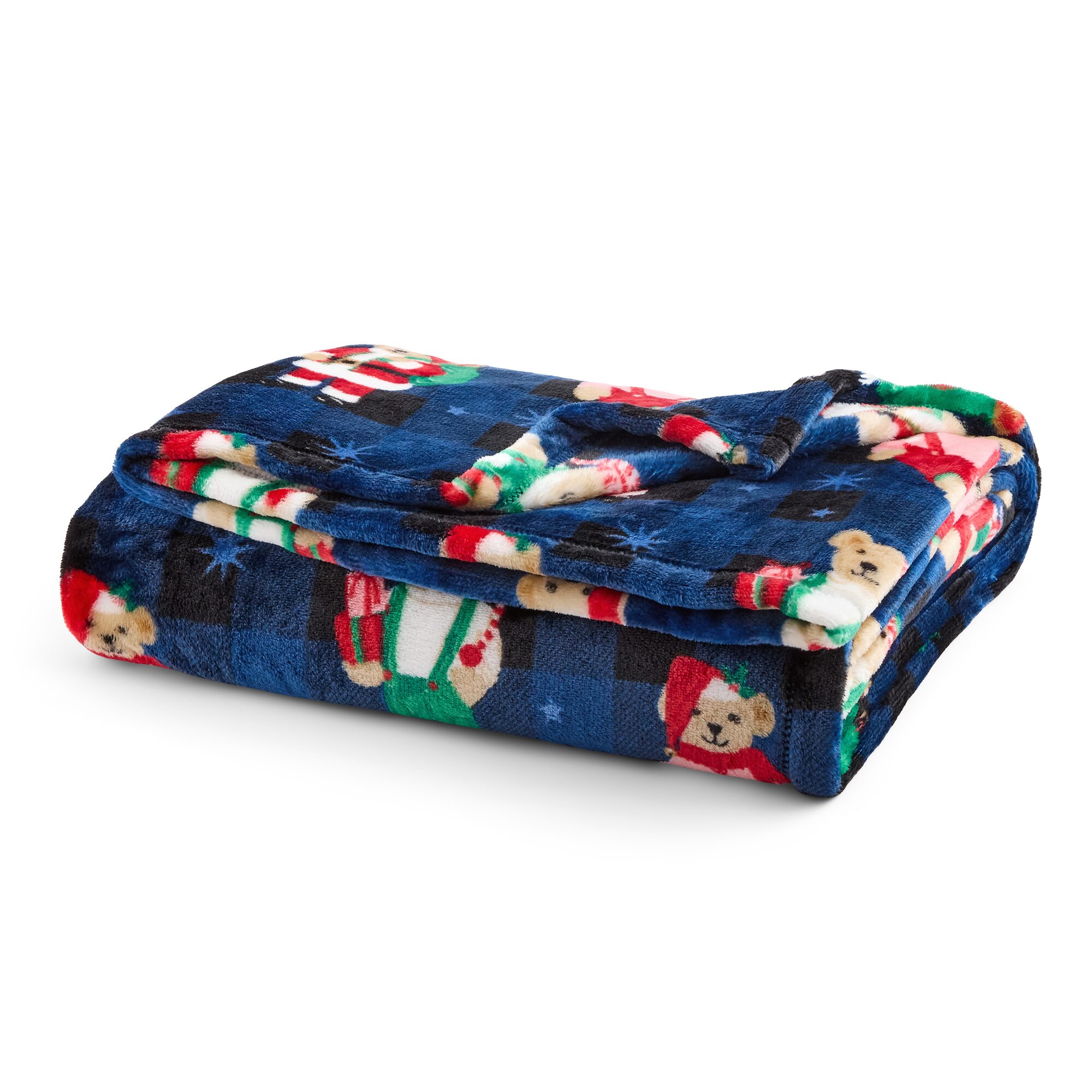 North Pole Trading Co. Holiday Velvet Plush Throw