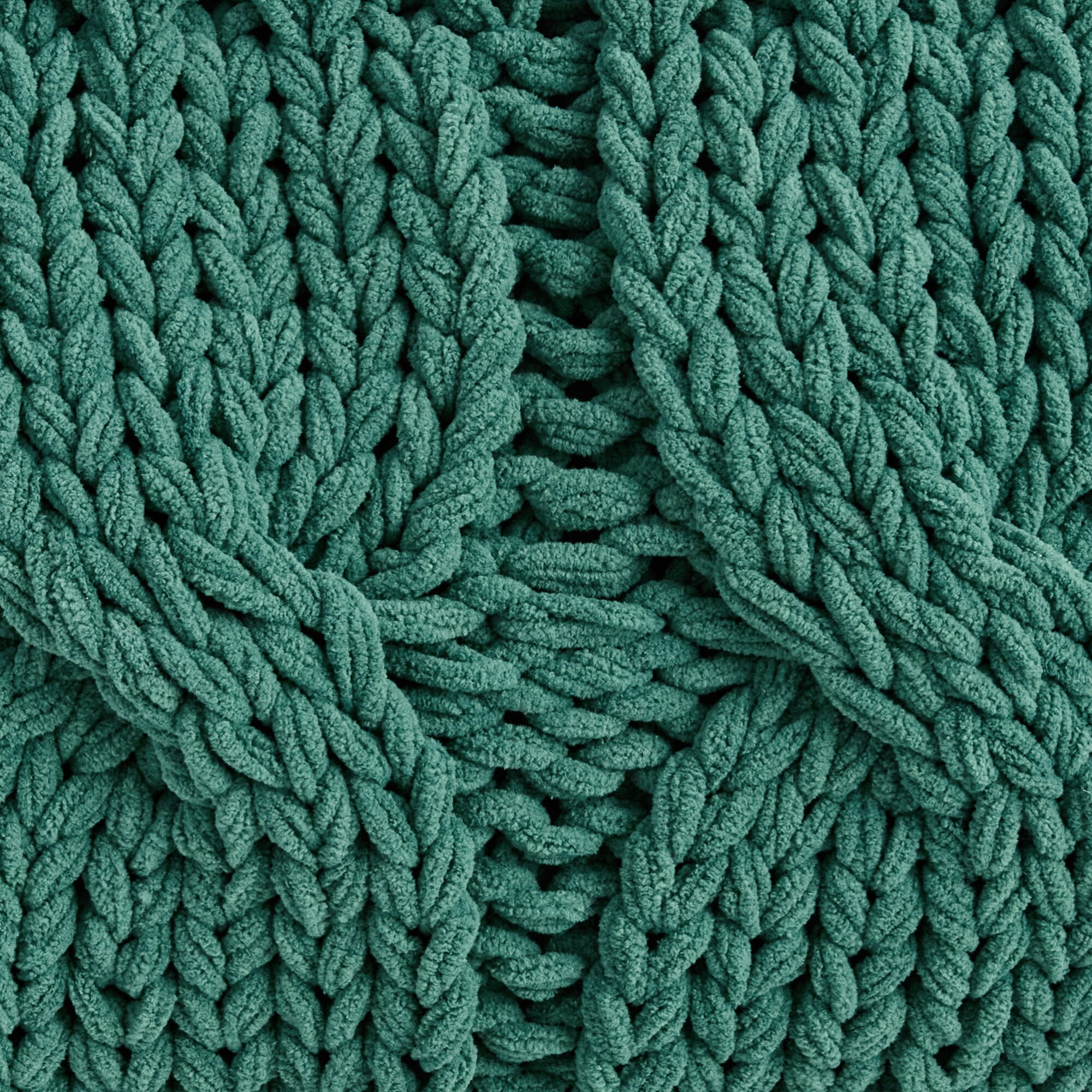 North Pole Trading Co. Chunky Cable Knit Chenille Throw