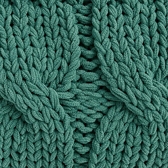 North Pole Trading Co. Chunky Cable Knit Chenille Throw