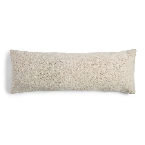 Hudson & Main Bottom Dyed Body Pillow In Beige