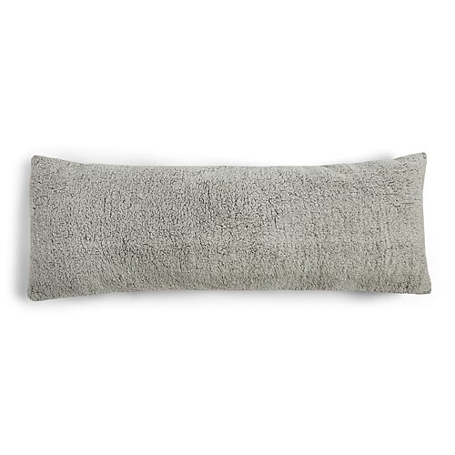 Hudson & Main Bottom Dyed Body Pillow In Gray
