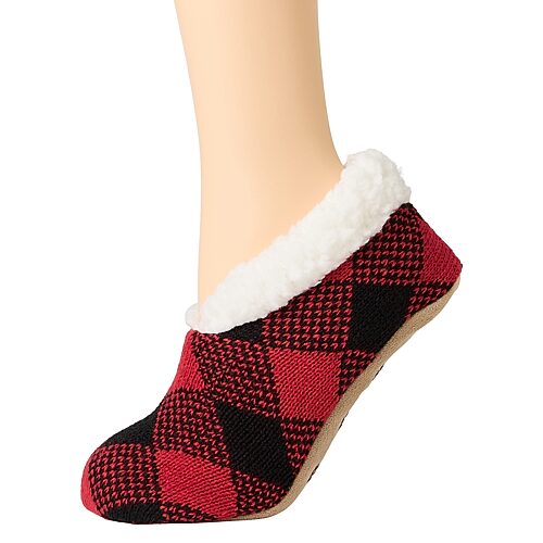 Mixit Womens Slipper Socks In Red