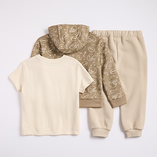 Little Stitch Toddler Boys Fleece 3-pc. Pant Set