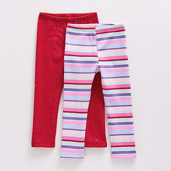 Okie Dokie Toddler & Little Girls Fleece Skinny 2-pc. Full Length Leggings