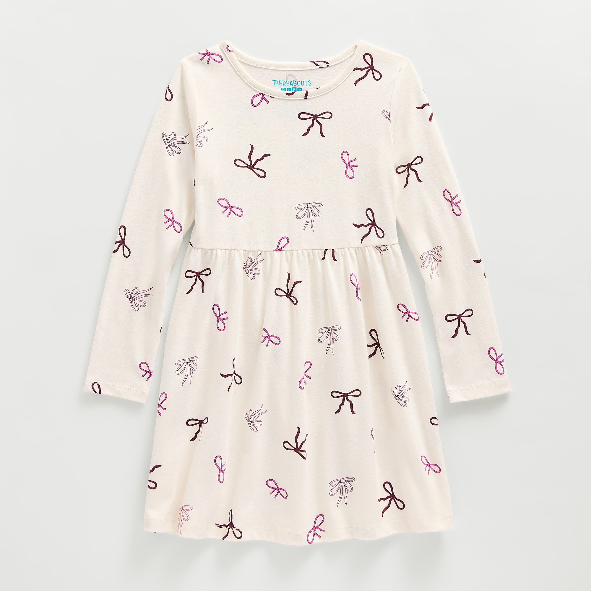 Thereabouts Little & Big Kid Girls Long Sleeve A-Line Dress