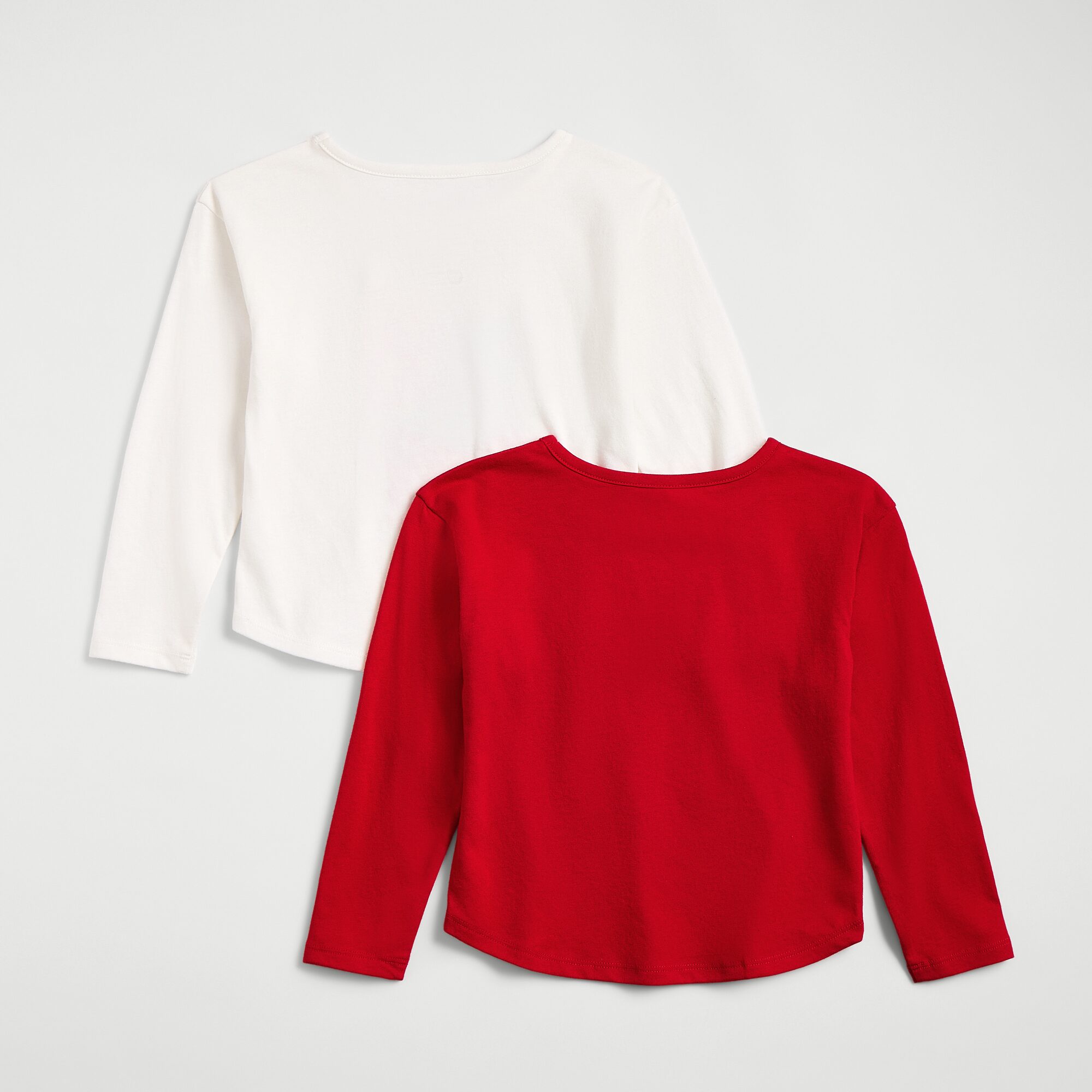 Okie Dokie Toddler & Little Girls Round Neck Long Sleeve Classic Fit 2-pc. Graphic T-Shirt