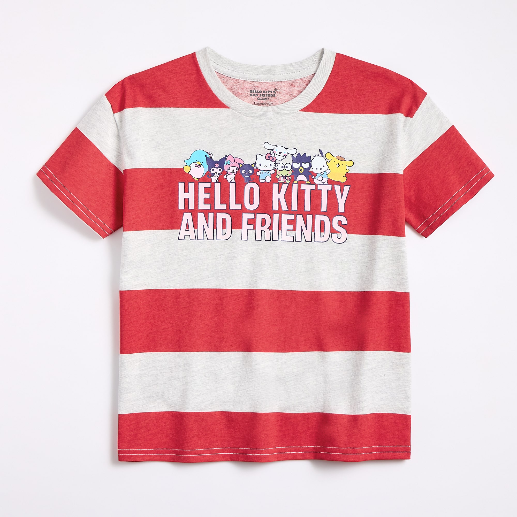 Girls Crew Neck Short Sleeve Regular Fit Hello Kitty Graphic T-Shirt