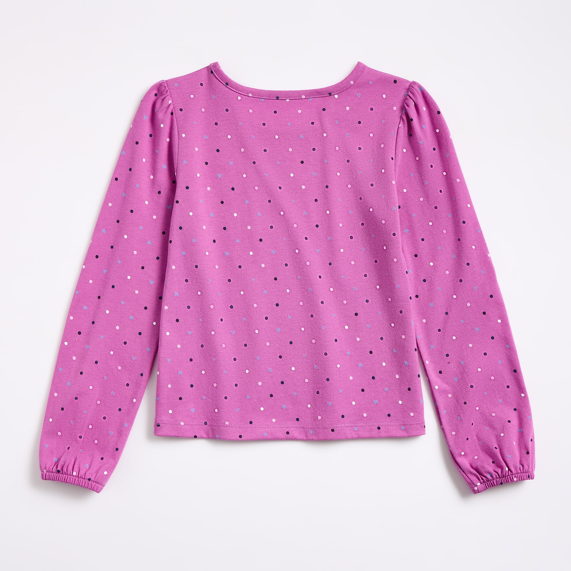 Thereabouts Little Girls Round Neck Long Sleeve T-Shirt