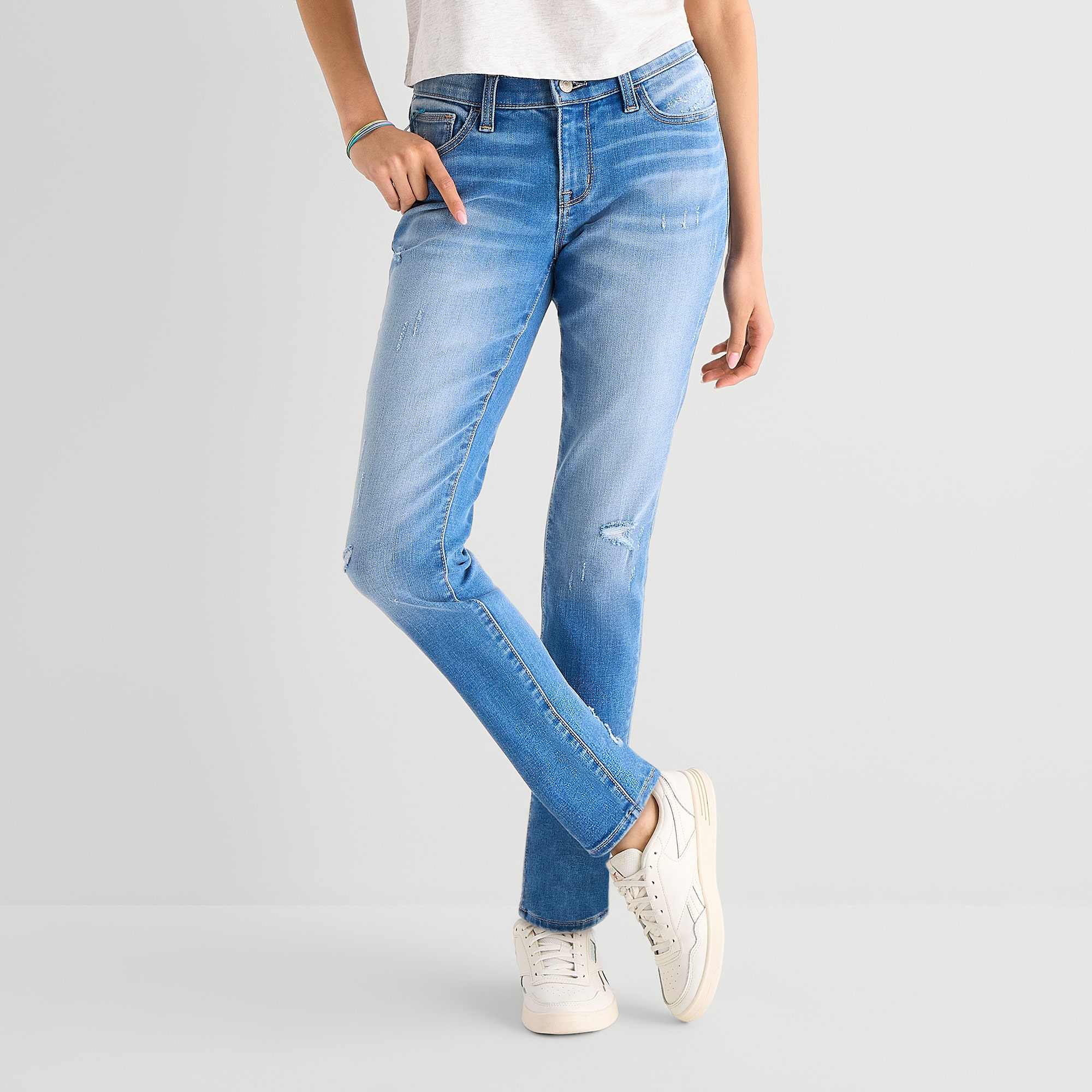 Arizona Womens Juniors Skinny Fit Jean