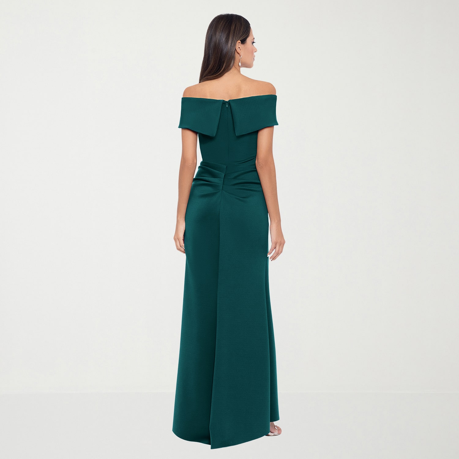 DJ Jaz Womens Sweetheart Neck Short Sleeve Off the Shoulder Evening Gown