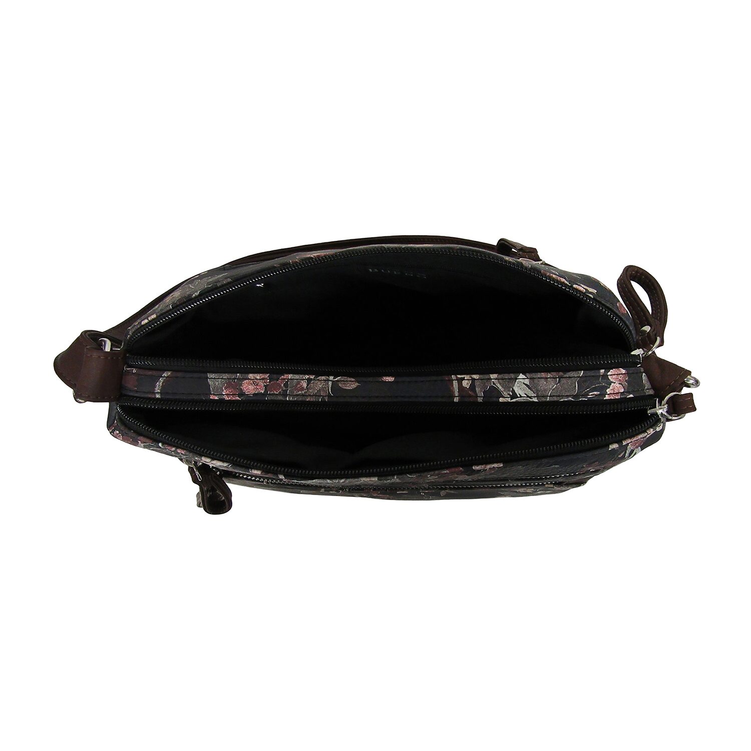 Bueno of California Medium Double Zip Crossbody Bag