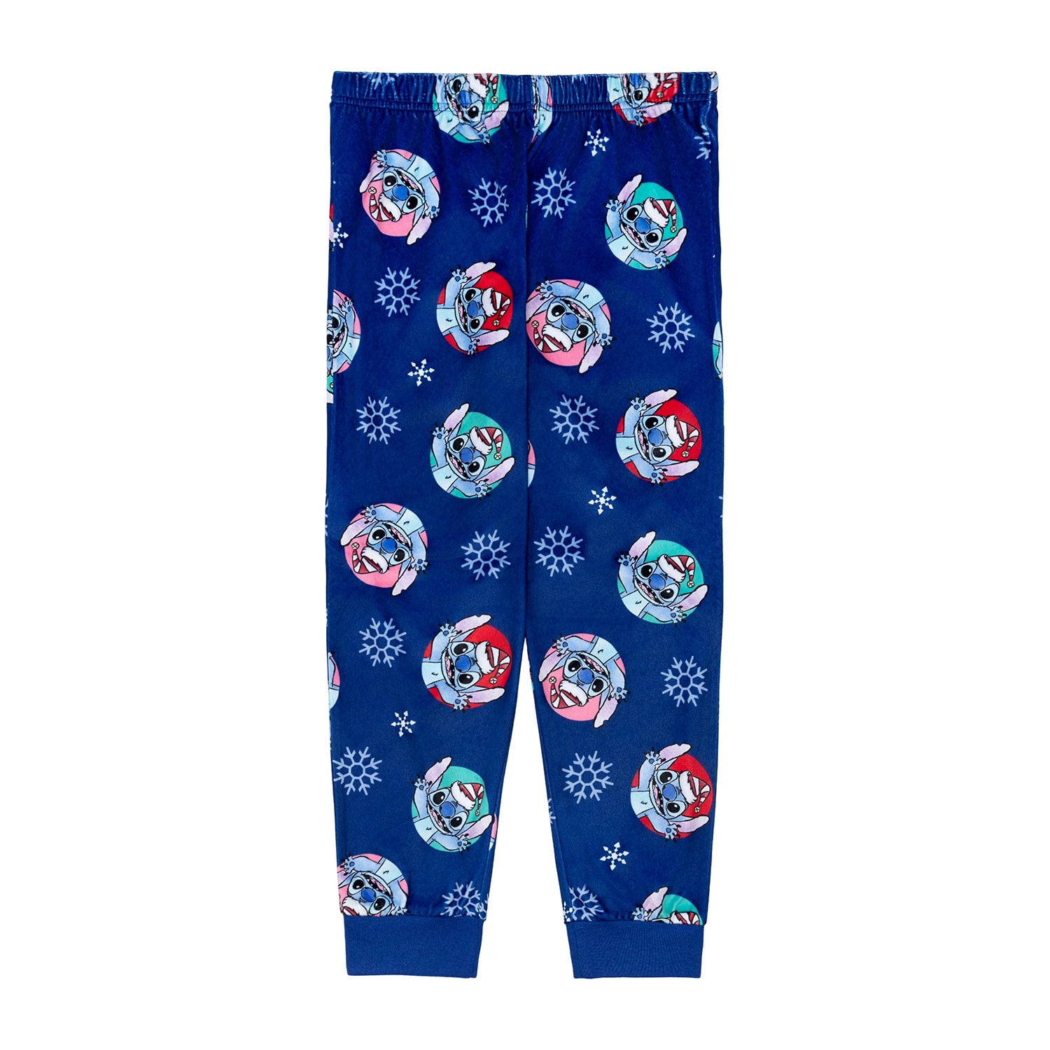 Disney Collection Little & Big Kid Girls Lilo Stitch Velour Long Sleeve 2-pc. Pajama Set
