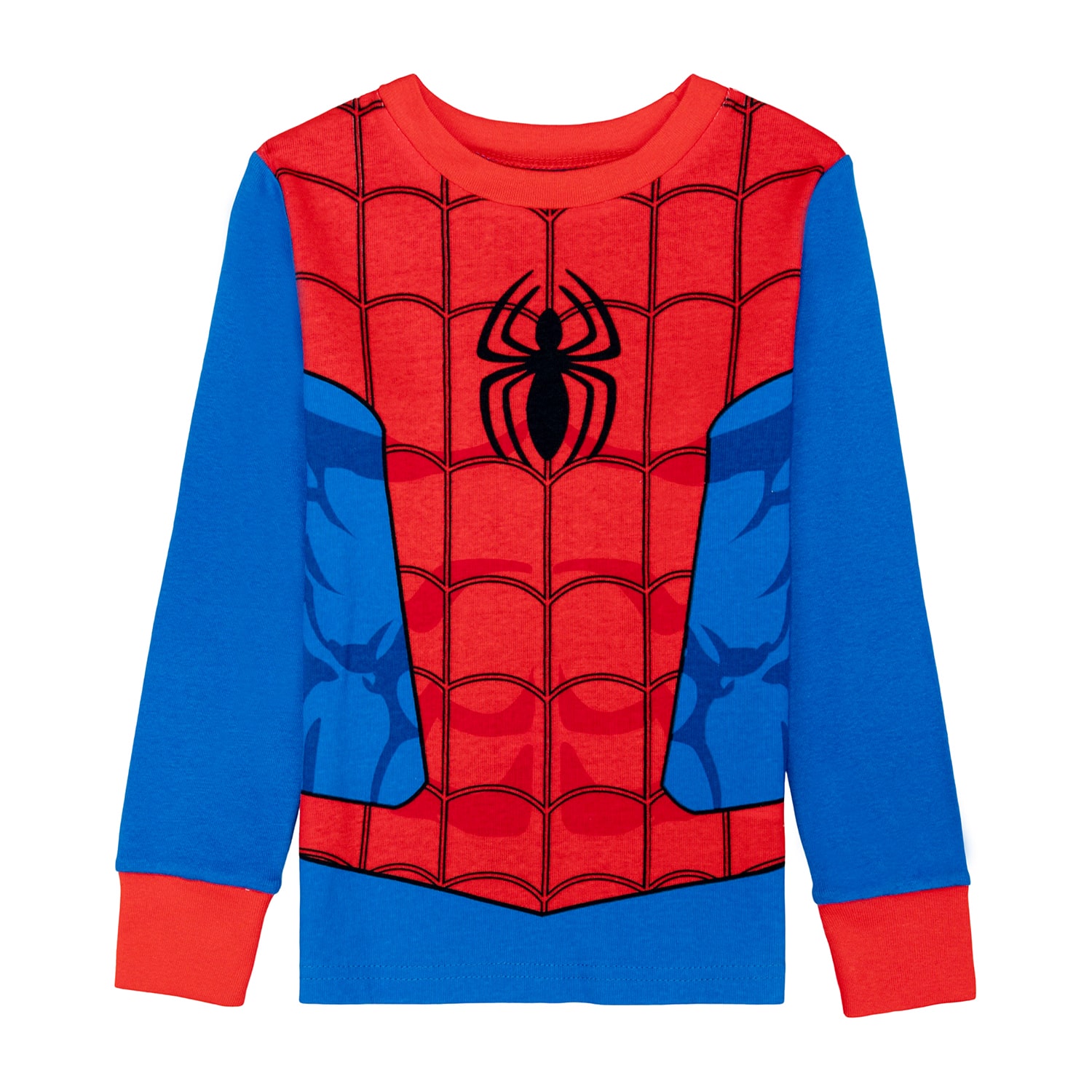 Disney Collection Little & Big Kid Boys Marvel Spiderman Long Sleeve 4-pc. Pajama Set