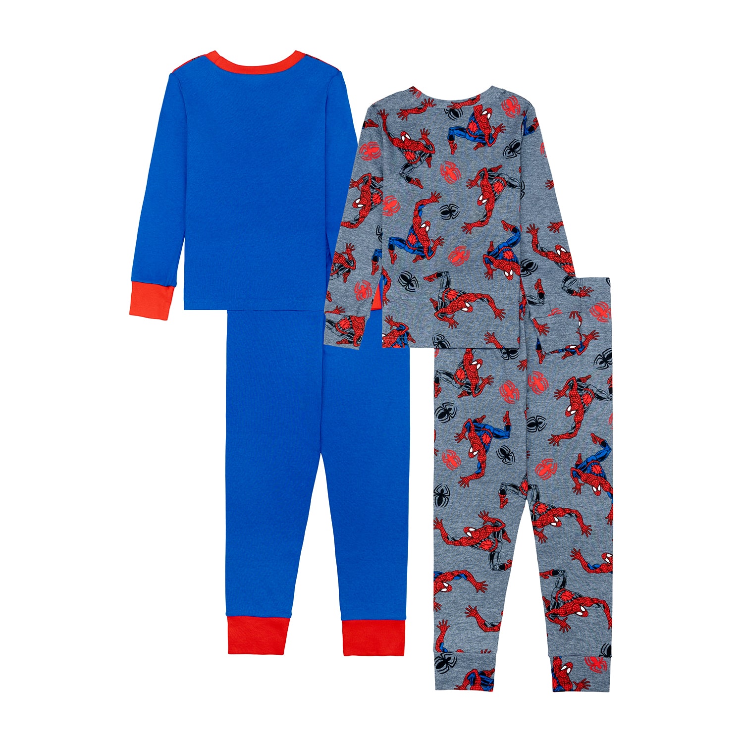 Disney Collection Little & Big Kid Boys Marvel Spiderman Long Sleeve 4-pc. Pajama Set