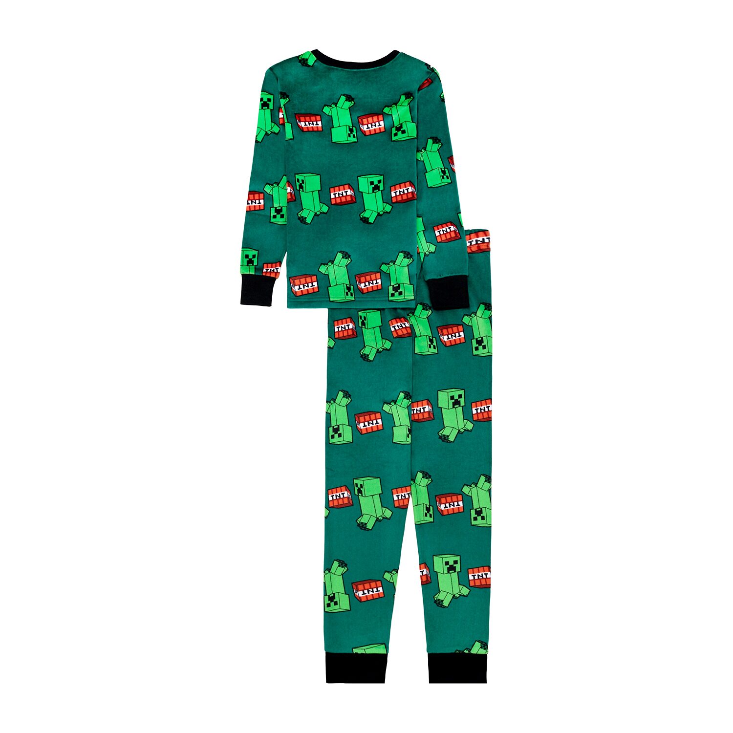 Little & Big Kid Boys Minecraft Crew Neck Long Sleeve 2-pc. Pajama Set