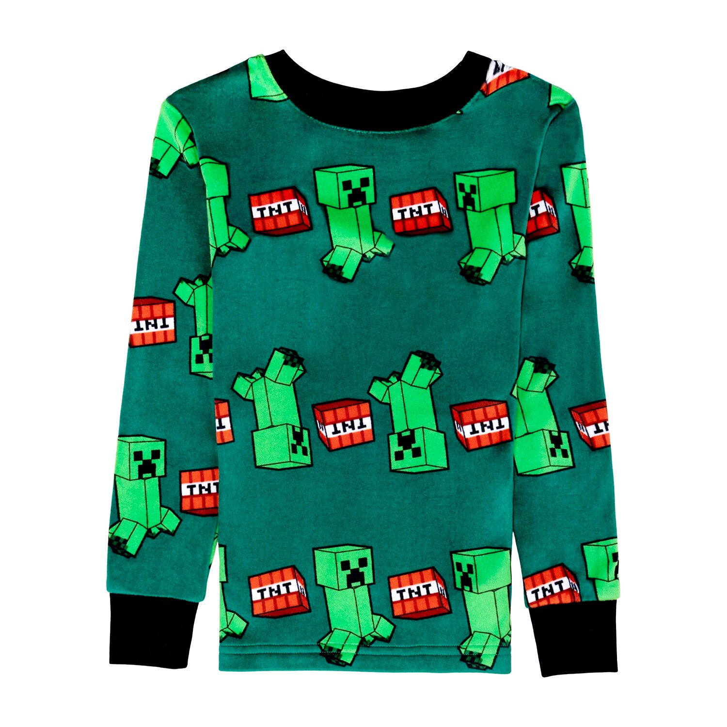 Little & Big Kid Boys Minecraft Crew Neck Long Sleeve 2-pc. Pajama Set