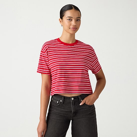Levi's® Women's Short Sleeve Cropped Anyday Tee