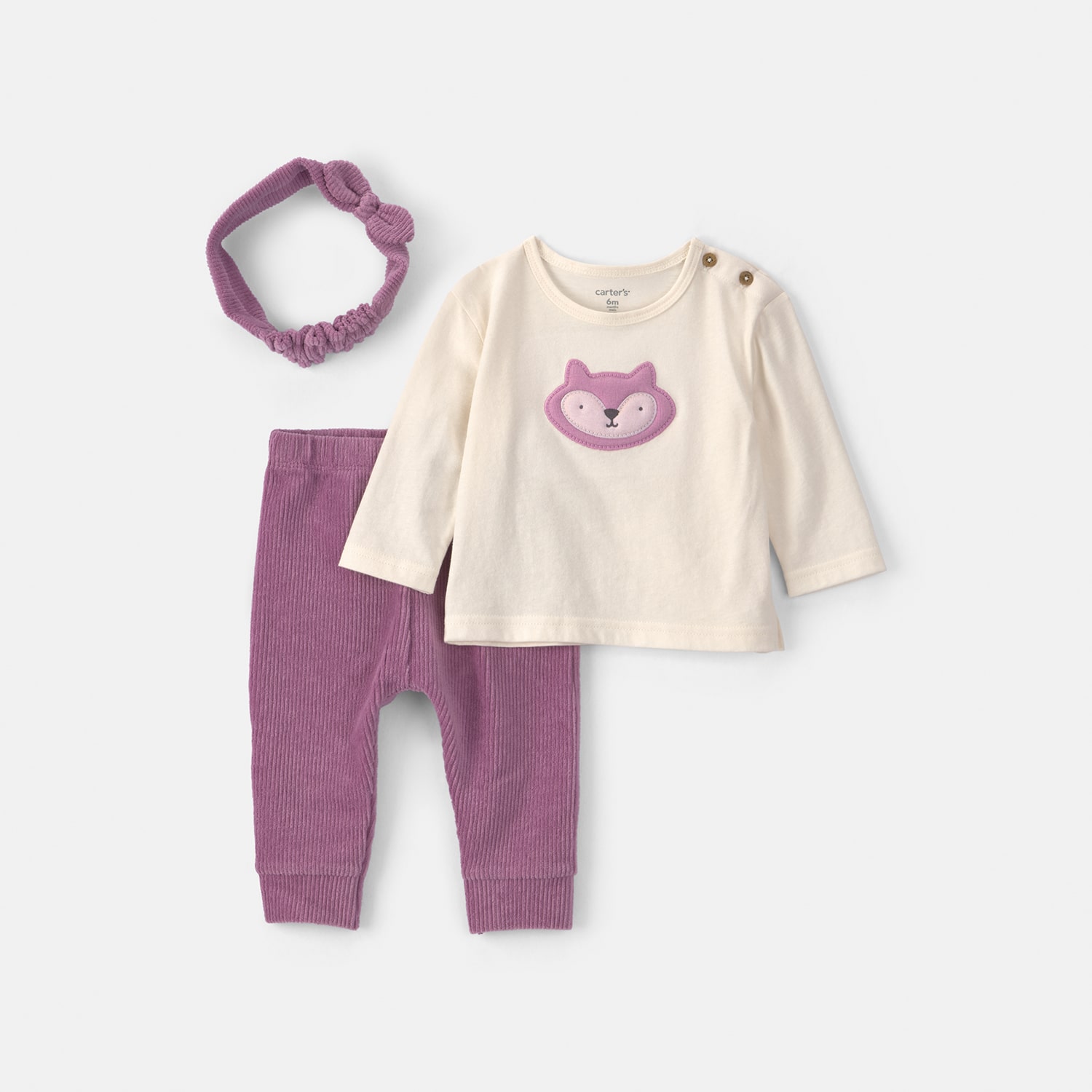 Carter's Baby Girls Jersey 3-pc. Pant Set