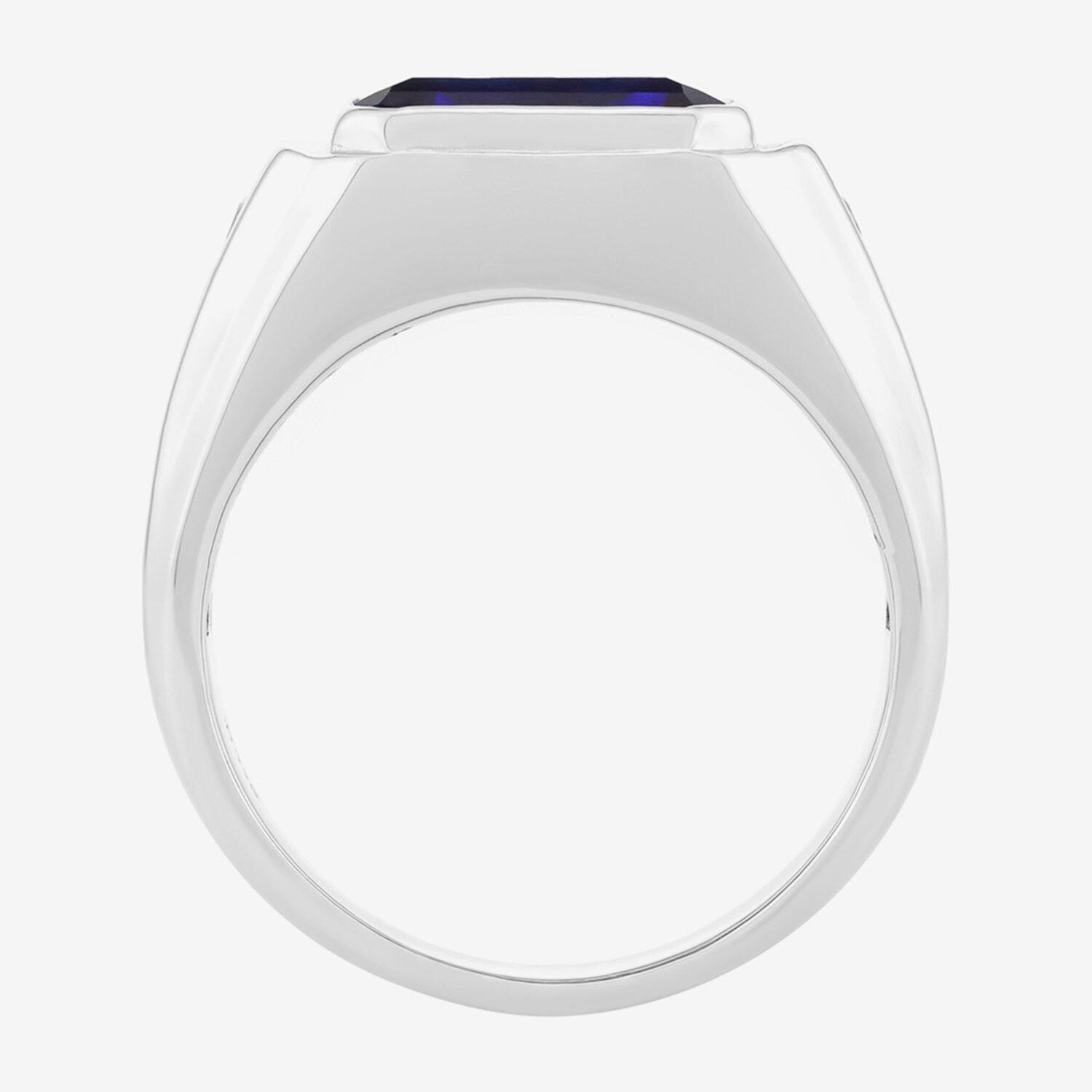 Limited Quantities! Mens Lab Created Blue Sapphire Sterling Silver Fashion Ring