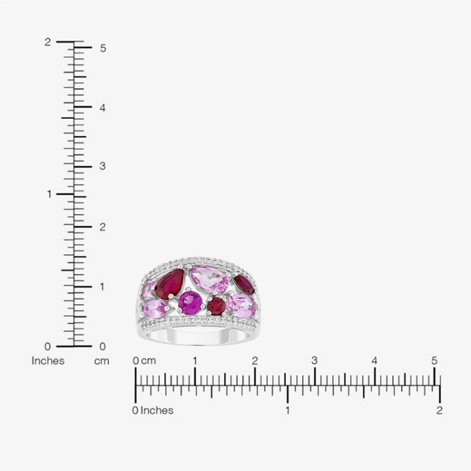 Limited Quantities! Womens Lab Created Pink Sapphire Sterling Silver Cocktail Ring